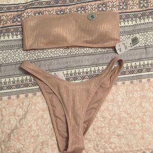 Iridescent bikini top NEW